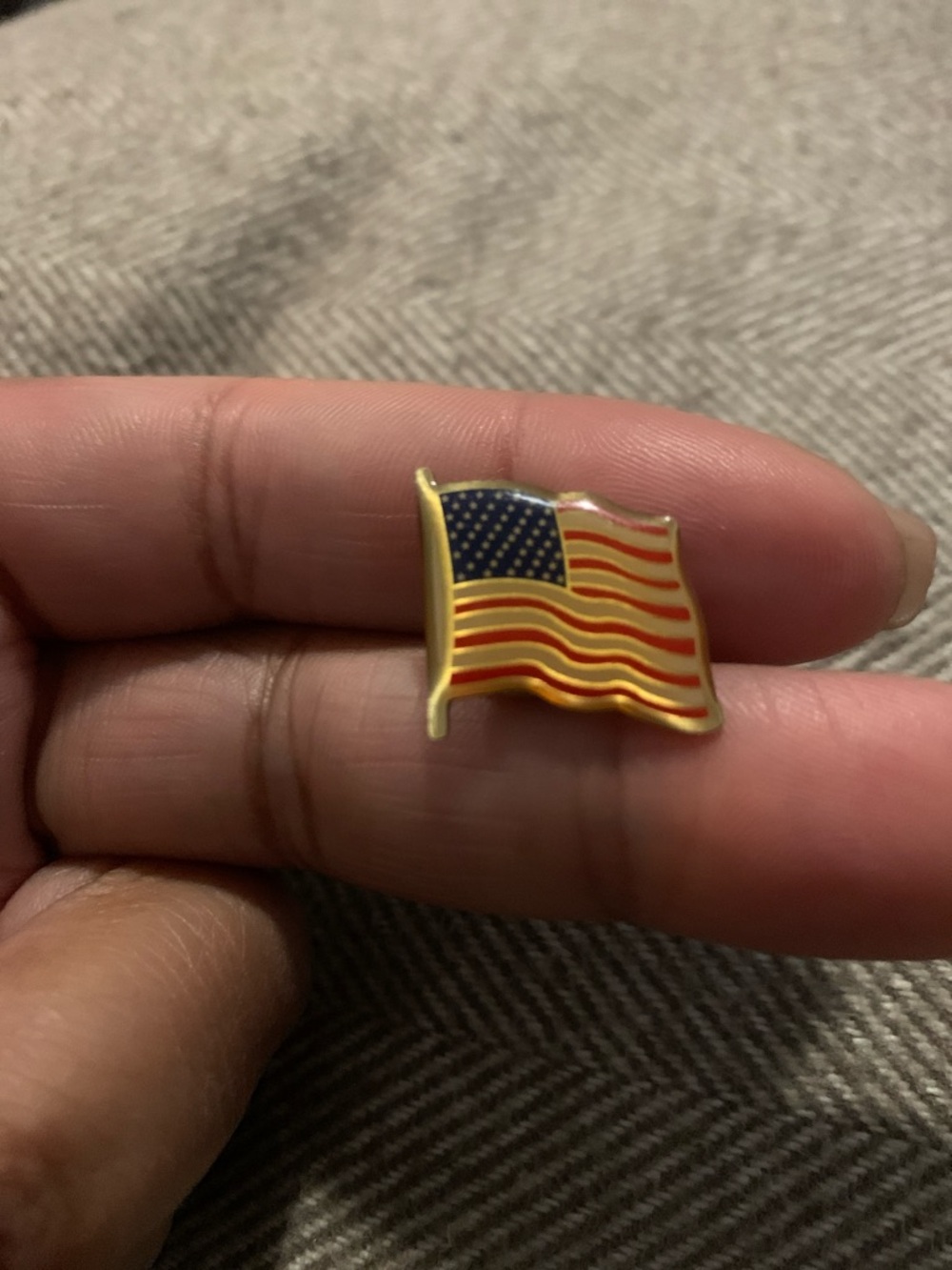 Vintage American🇺🇸Flag Pin - Red, White & Blue